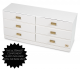 6-Drawer Cabinet Component