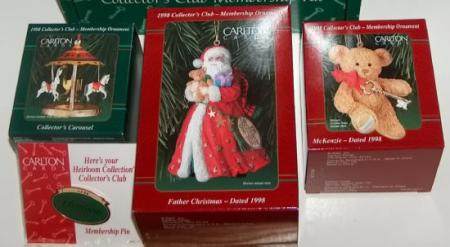 Carlton Christmas Heirloom Collection 1998