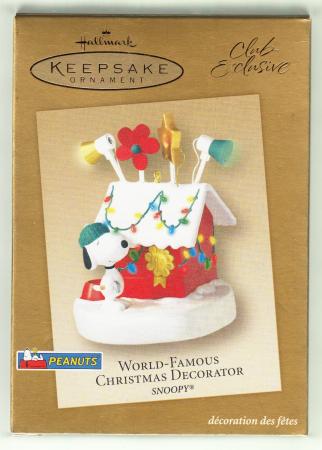 Snoopy World Famous Decorator 2003